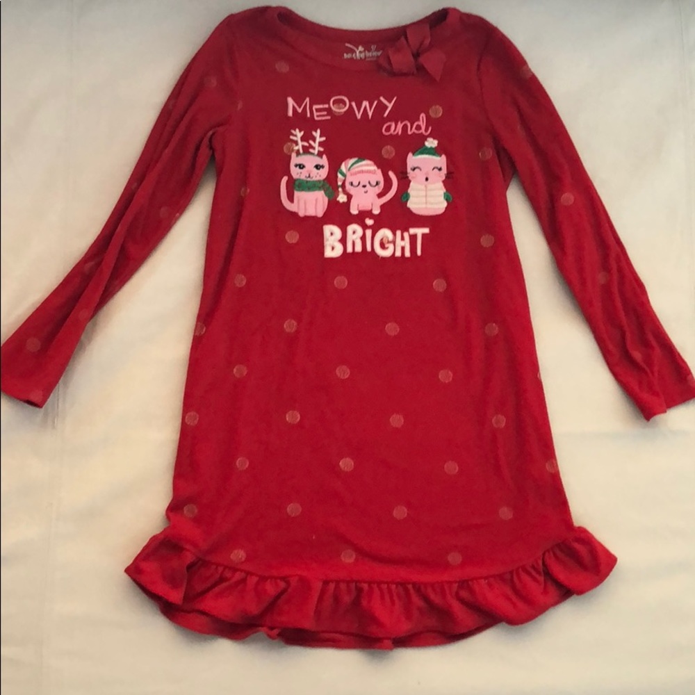 Girls Christmas nightgown